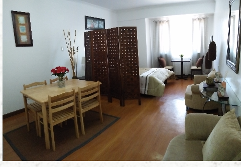 Studio living and dining
